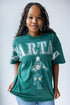 Michigan State Southern Split Oversized Band Tee
